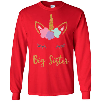 Family T-shirt Big Sister Red