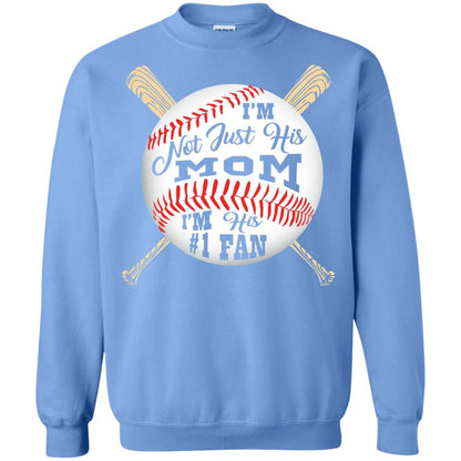 Baseball Mom Shirt Im Not Just His Mom Fan Carolina Blue