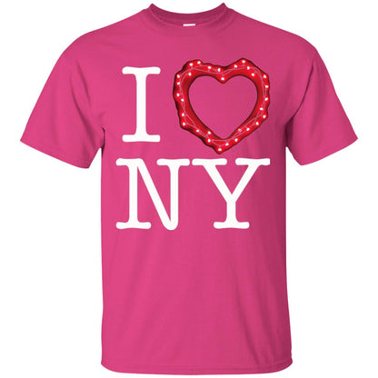 I Heart Love Ny Glowing String Lights New York T-shirt Heliconia