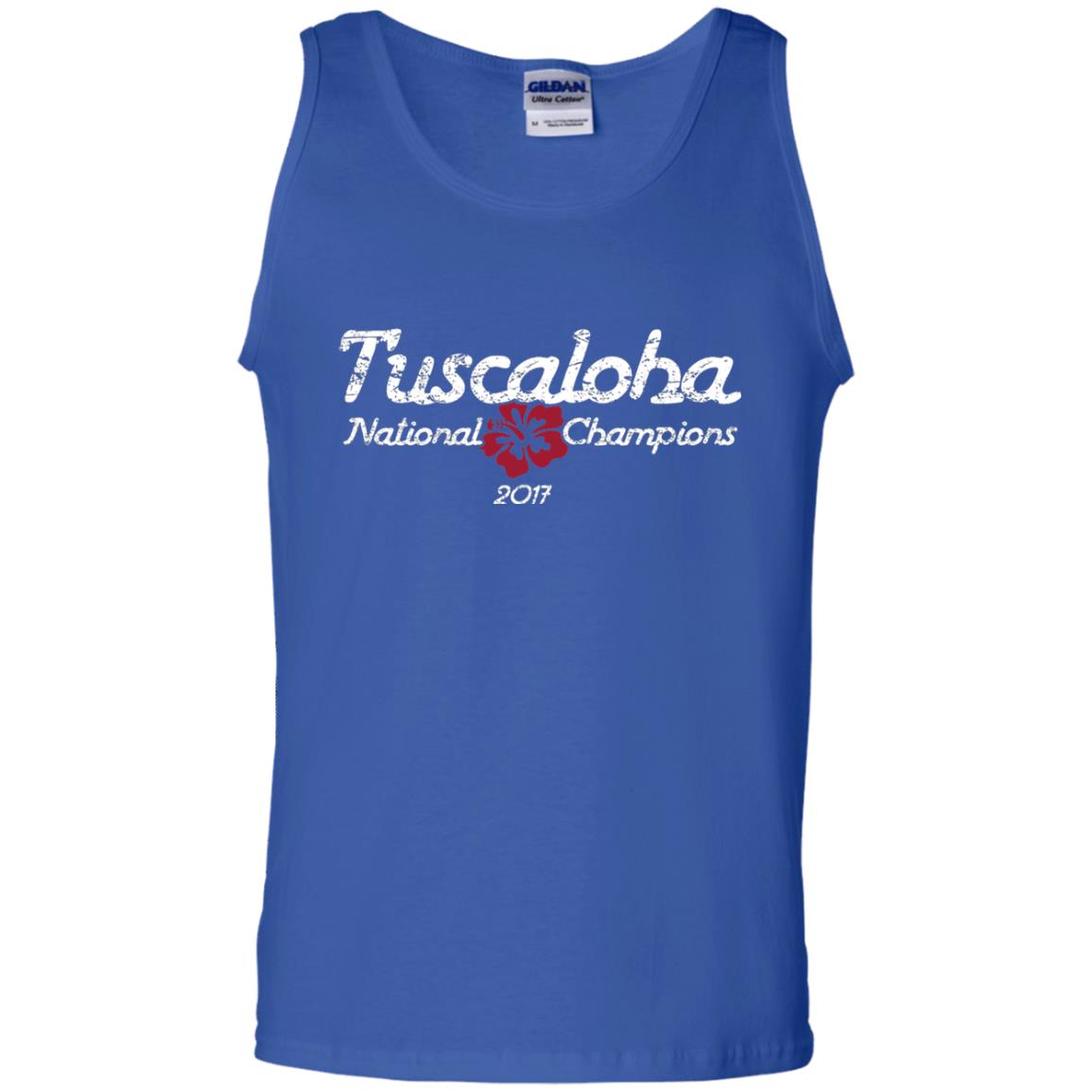 Football T-shirt Alabama Tuscaloha National Champions 2017 Royal