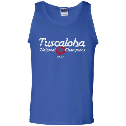 Football T-shirt Alabama Tuscaloha National Champions 2017 Royal