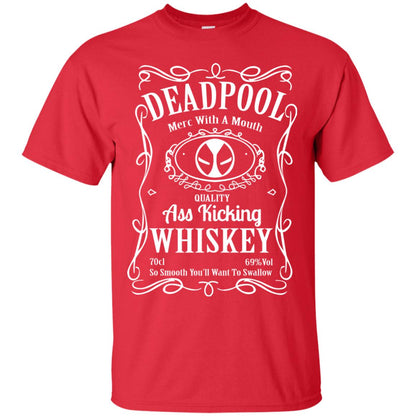 Deadpool Merc With A Mouth Quality Kiching Whiskey So Smooth You Will Want To Swallow Red