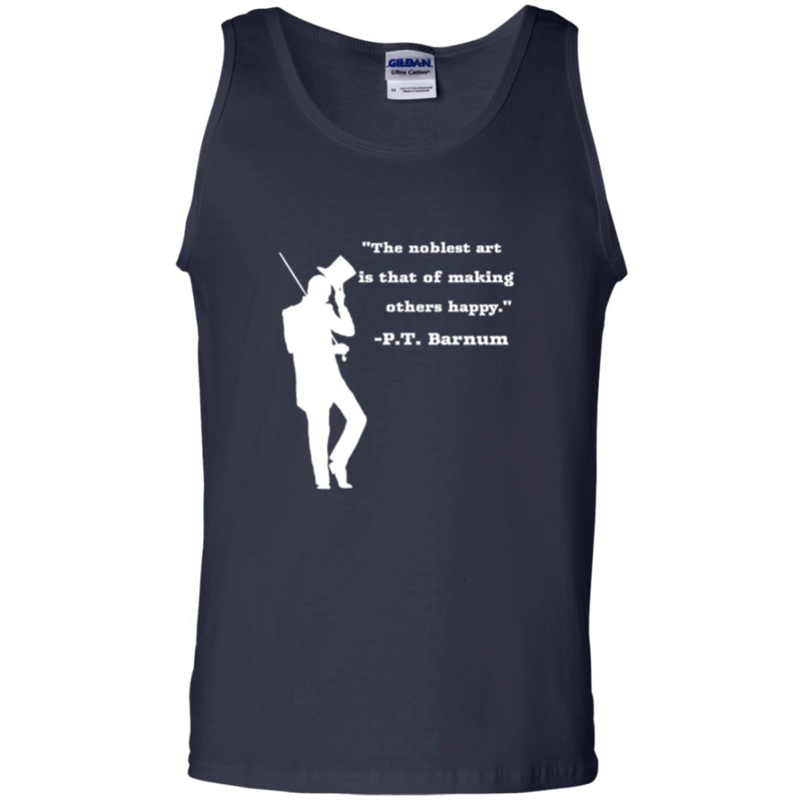 Circus Ring Master P.t. Barnum Quote T-shirt Navy