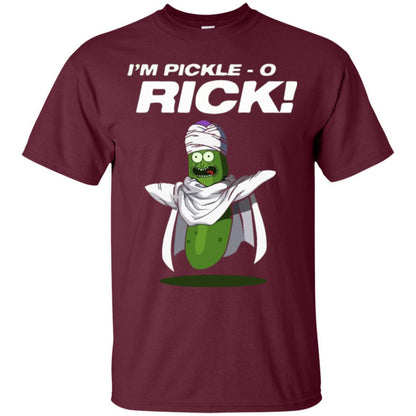 Rick Morty T-shirt I'm Pickle O Rick Maroon