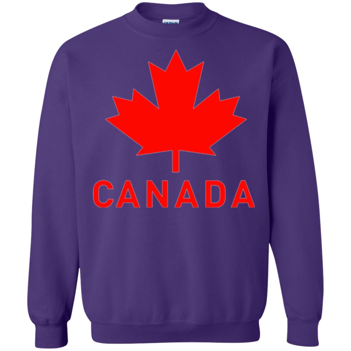 Canada Flag T-shirt Vintage Canada Flag Eh Team Purple