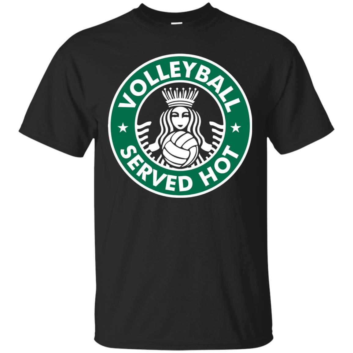 Volleyball Served Hot Great Volleyball Player Shirt Black