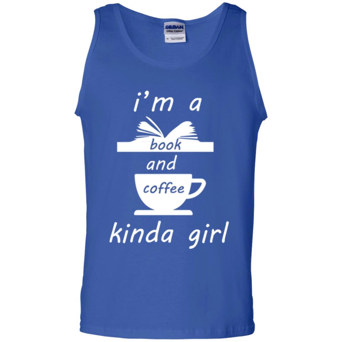 Book Lover T-shirt I'm A Book And Coffee Kinda Girl T-shirt Royal