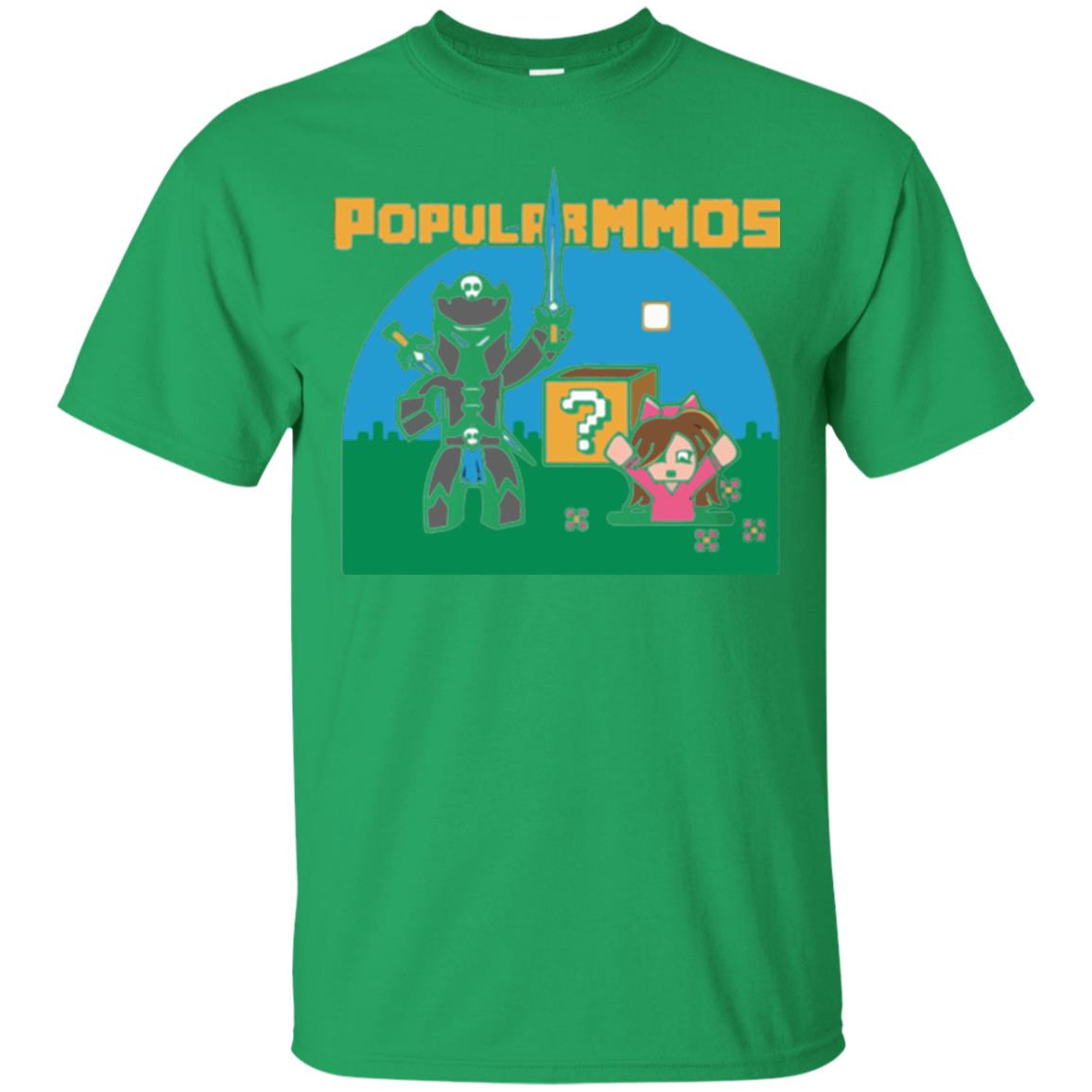 Gaming T-shirt Popularmmos Irish Green