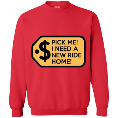 Pick Me I Need A New Ride Home Game Show T-shirt Red