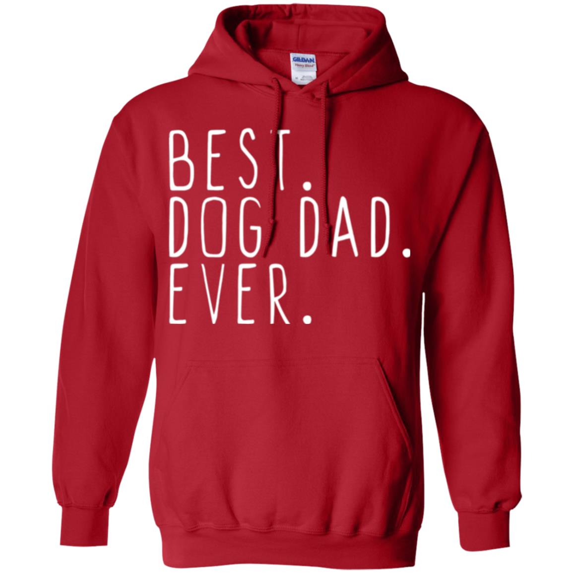 Best Dog Dad Ever T-shirt Red