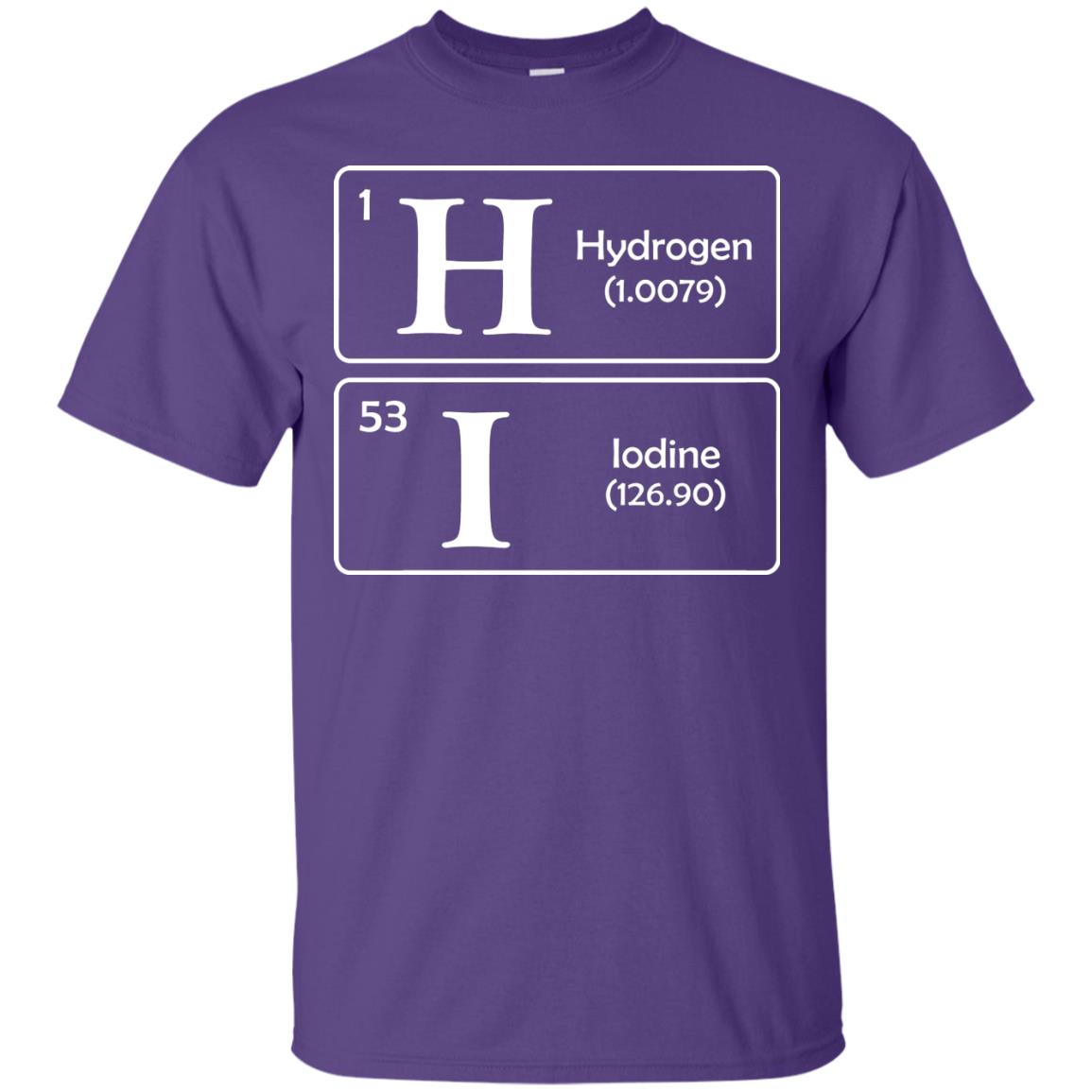 Hydrogen Iodine Hi Shirt Purple