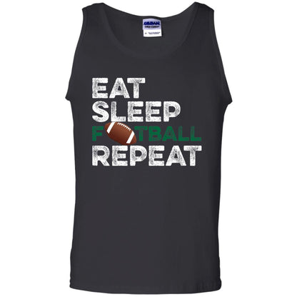Eat Sleep Football Repeat Football Lover Shirt Black