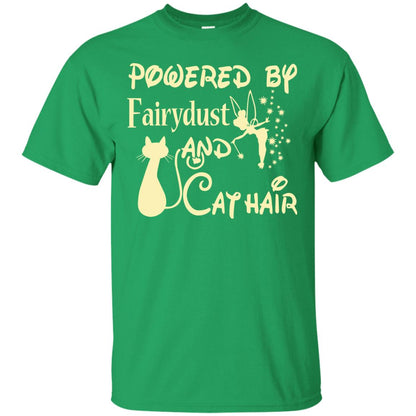 Powered Up Fairdust And Cat Hair Shirt Irish Green
