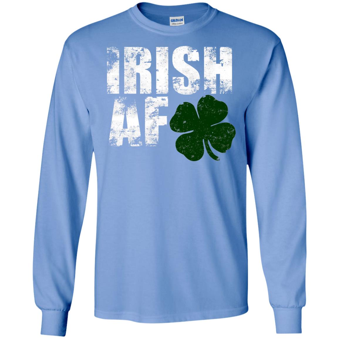 Funny Irish St. Patrick_s Day T-shirt Carolina Blue