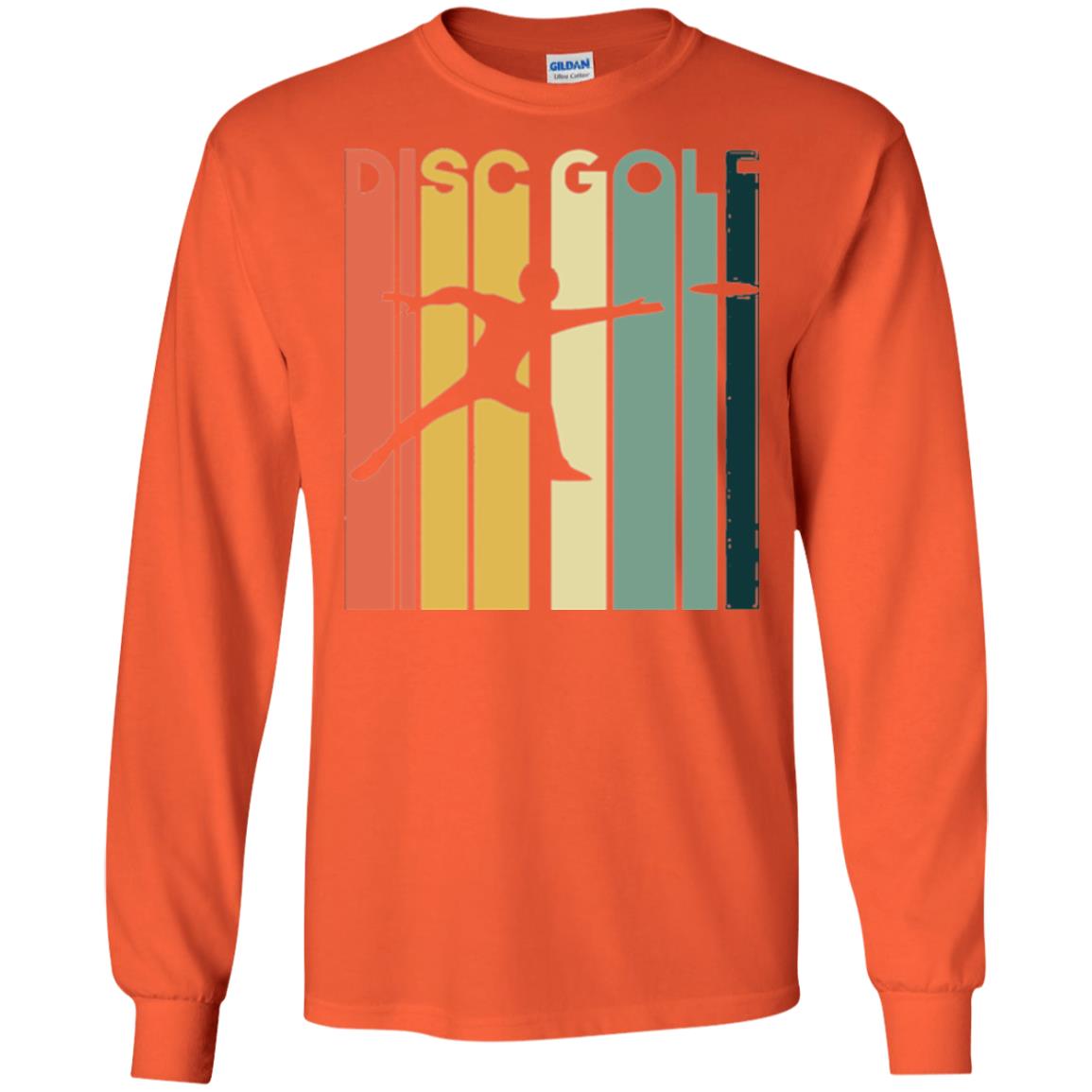 Disc Golf Retro Vintage T-shirt Orange