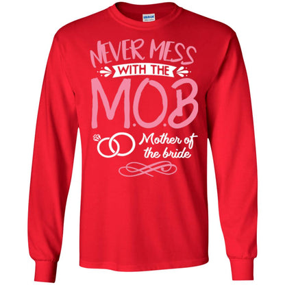 Mother Of The Bride Shirt Never Mess With Red