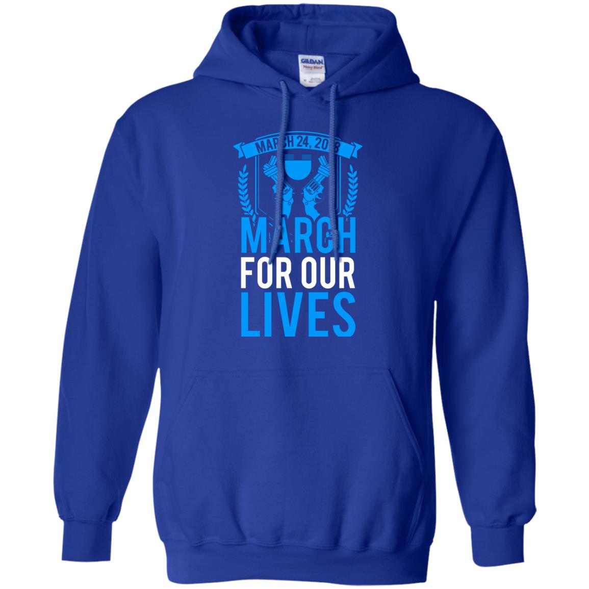 Anti Gun T-shirt March For Our Lives March 24 2018 Royal