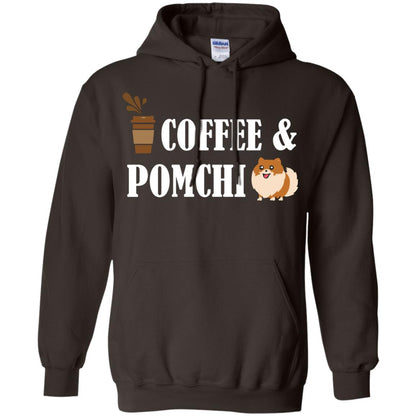 Coffee And Pomchi Lover Shirt Dark Chocolate