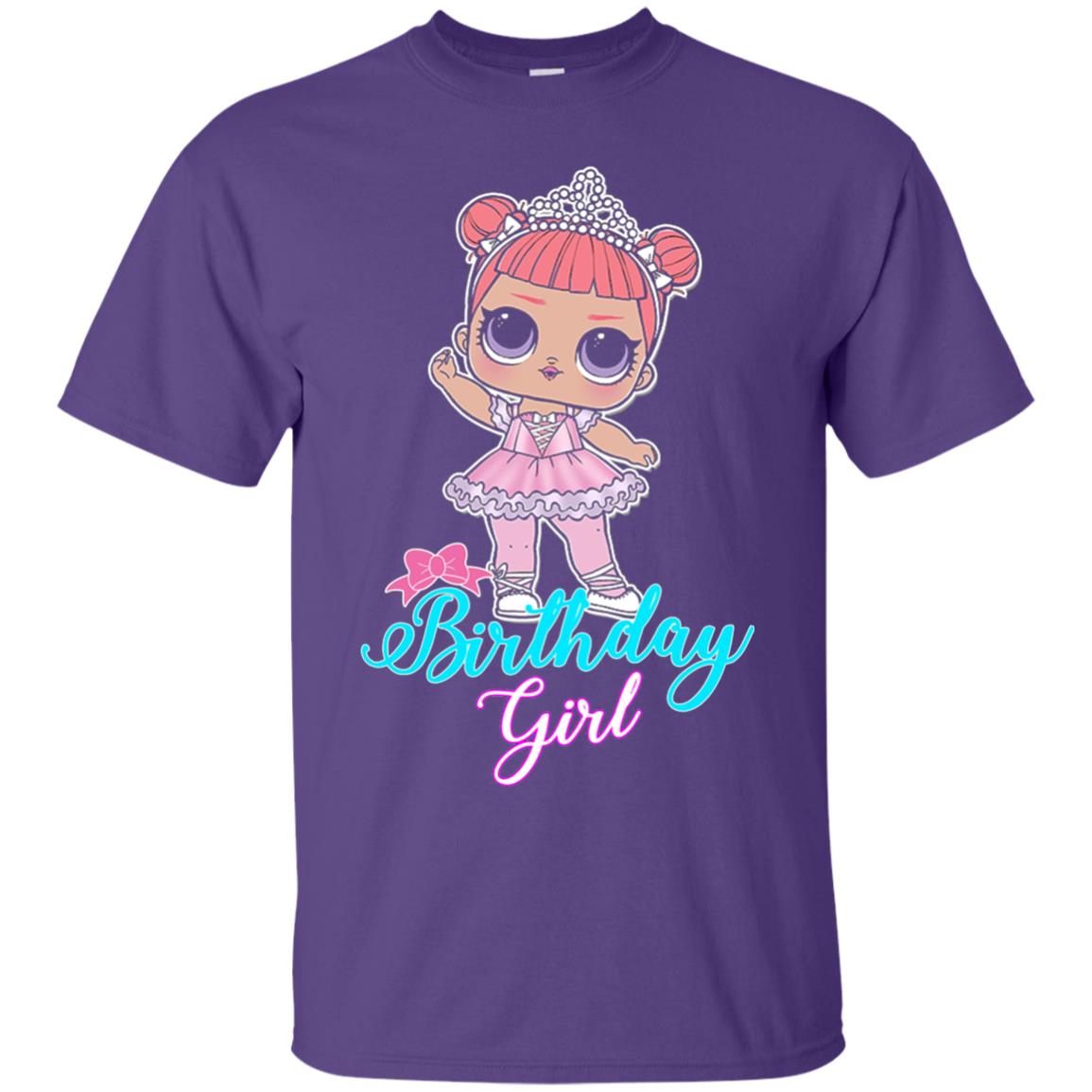 Doll Birthday Girl #squadgoals T-shirt Purple