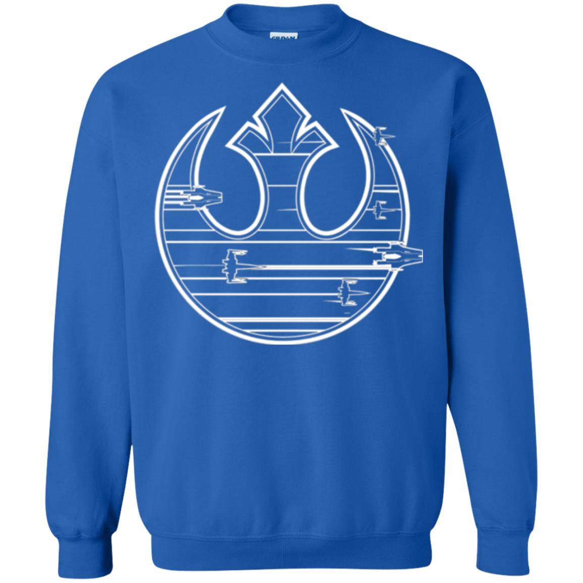 Film T-shirt Last Jedi Rebel Resistance Ship Logo Royal