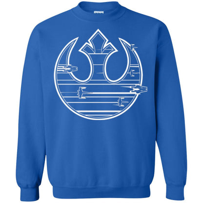 Film T-shirt Last Jedi Rebel Resistance Ship Logo Royal