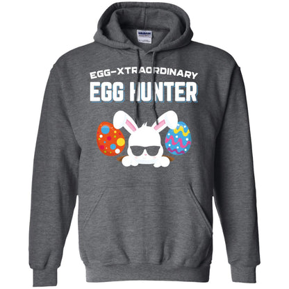 Egg-xtraordinary Egg Hunter Easter Shirt Dark Heather
