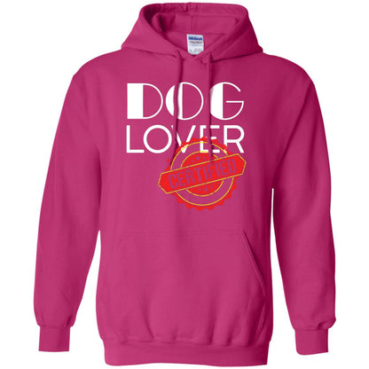 Dog Lover T-shirt Certified Heliconia
