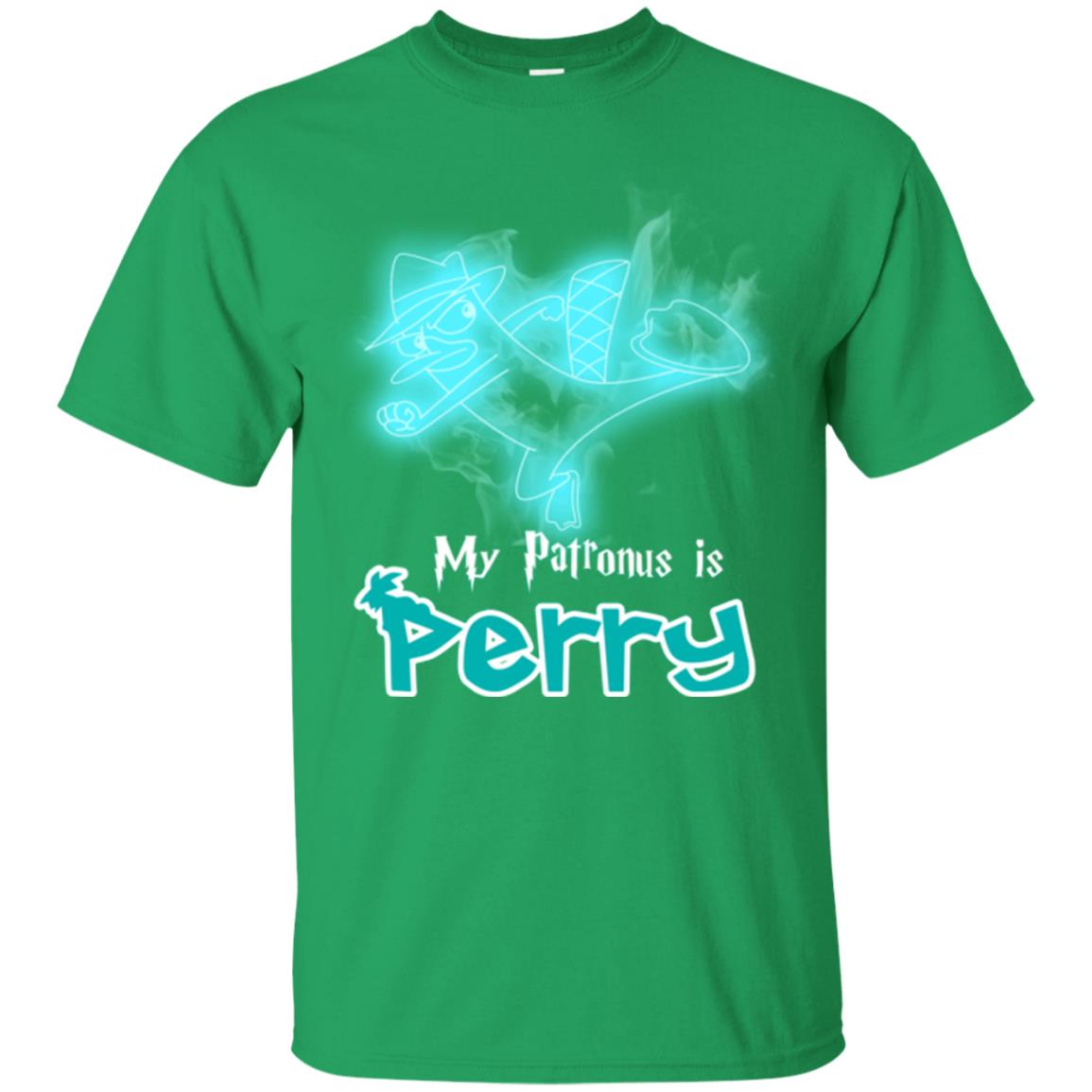 My Patronus Is Perry Hary Potter Fan T-shirt Irish Green