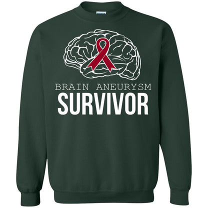 Brain Aneurysm Survivor T-shirt Forest Green
