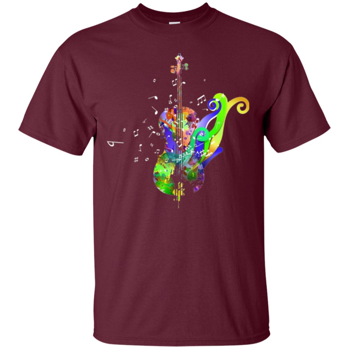 Violin Musical Artist Music T-shirt Maroon