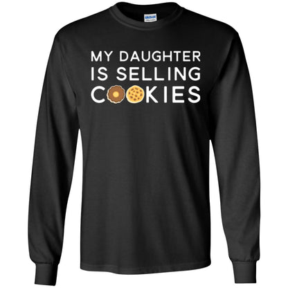 My Daughter Is Selling Cookies T-shirt Girl Cookie Black