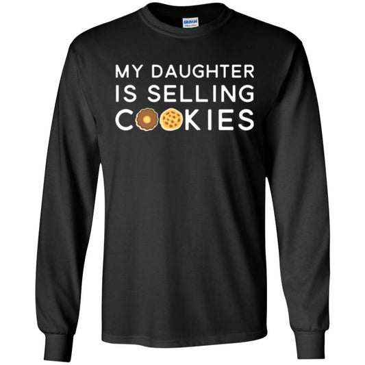My Daughter Is Selling Cookies T-shirt Girl Cookie Black