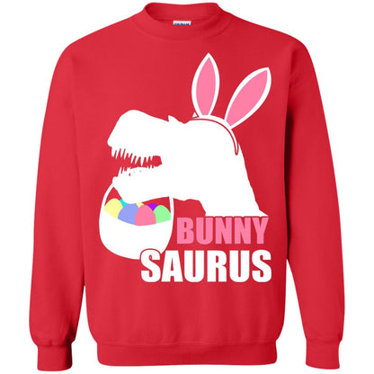 Bunnysaurus Easter Dinosaur Lover Shirt Red