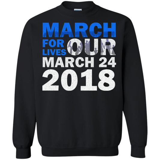March For Lives March 24 2018 Gun Control T-shirt Black