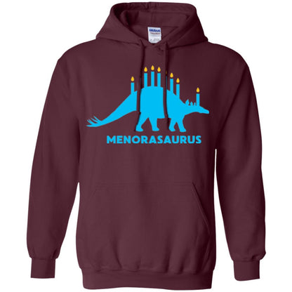 Dinosaur T-shirt Menorasaurus Maroon