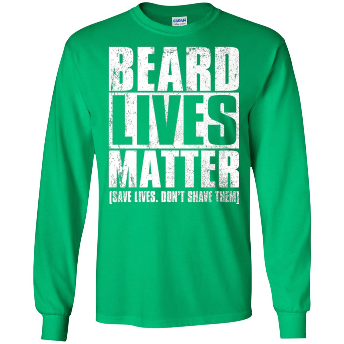 Beared Men T-shirt Beared Lives Matter Irish Green