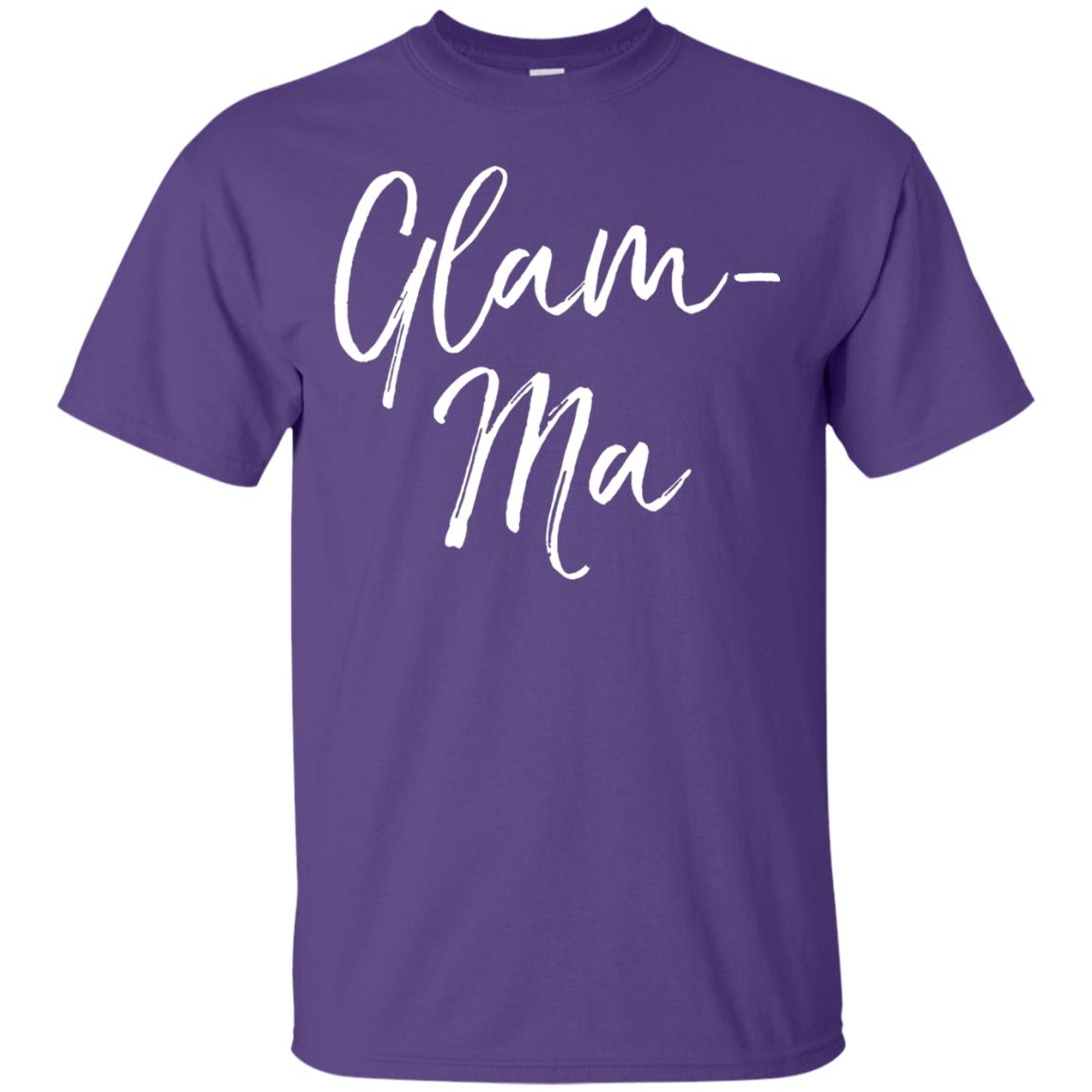 Glamorous Grandma Fabulous T-shirt Glam-ma T-shirt Purple
