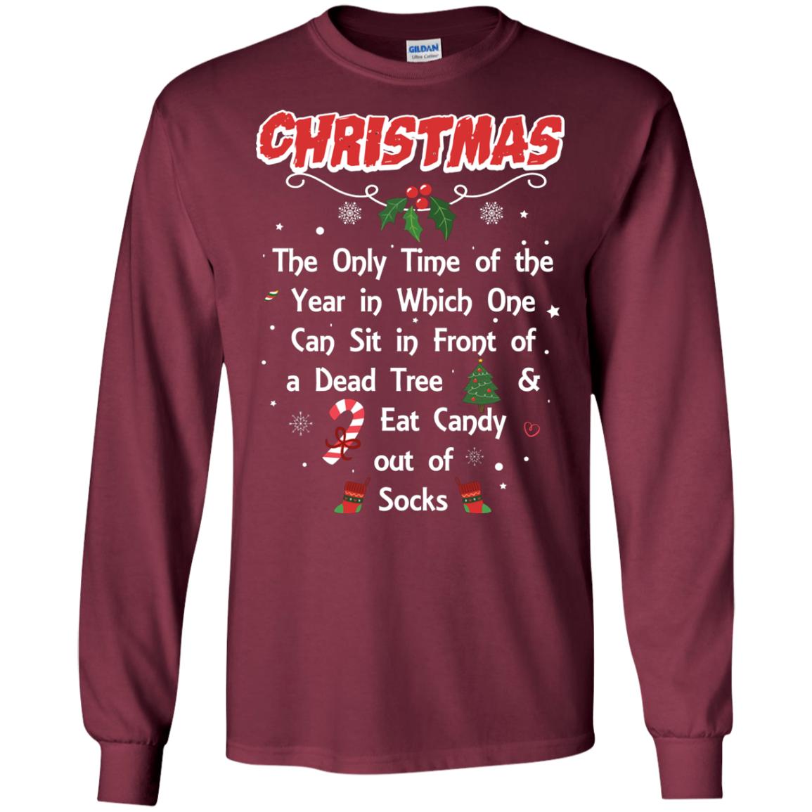 Christmas T-Shirt Maroon