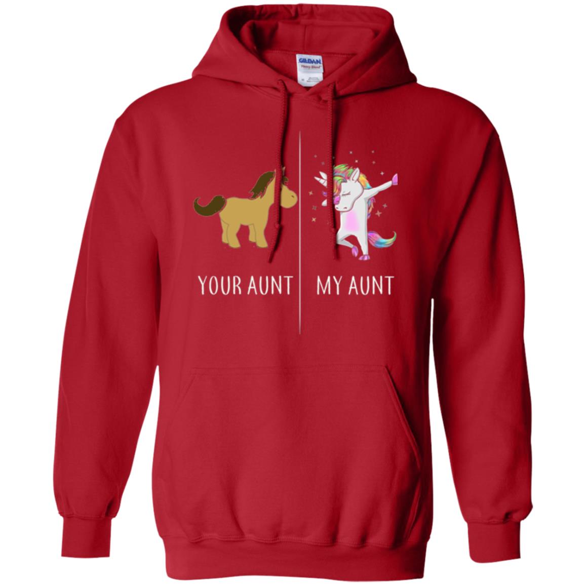 Family T-shirt Your Aunt My Aunt Red