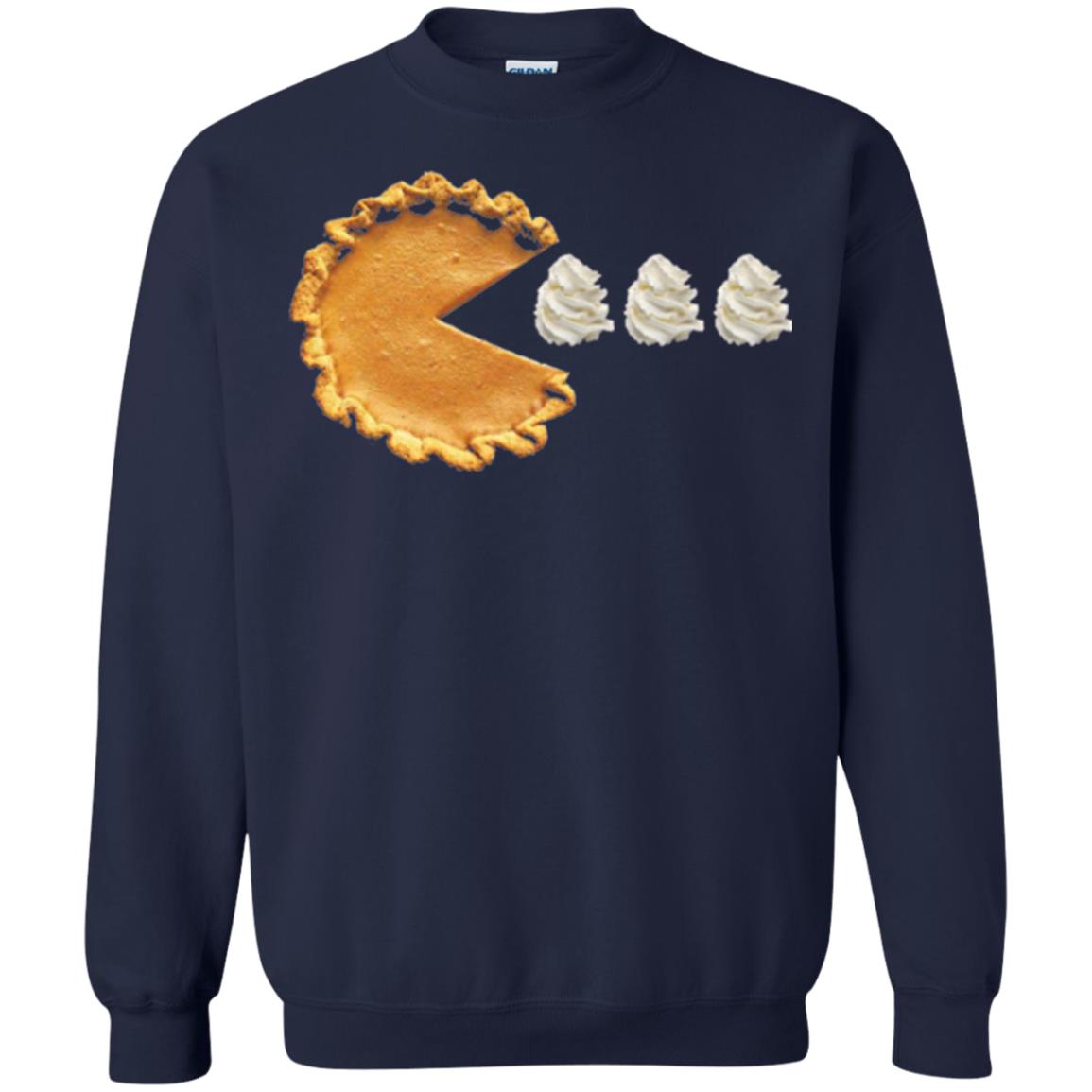 Pumpkin Pie Thanksgiving T-shirt Navy
