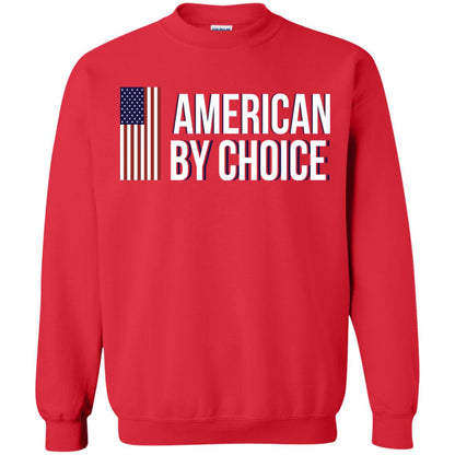 Flag Of American By Choice T-shirt Red