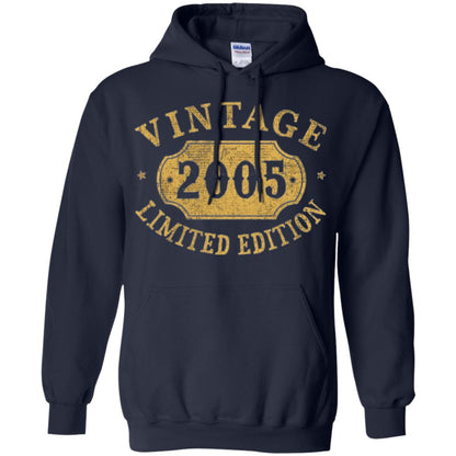 Brithday T-shirt Vintage 2005 Limited Edition Navy
