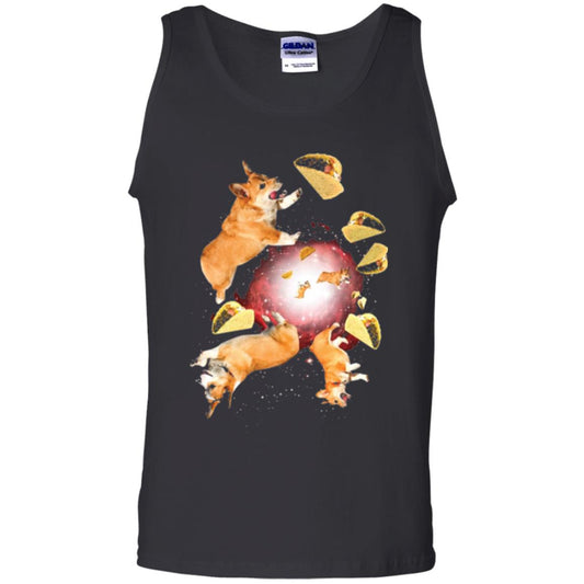 Corgi Love Tacos T-shirt Black