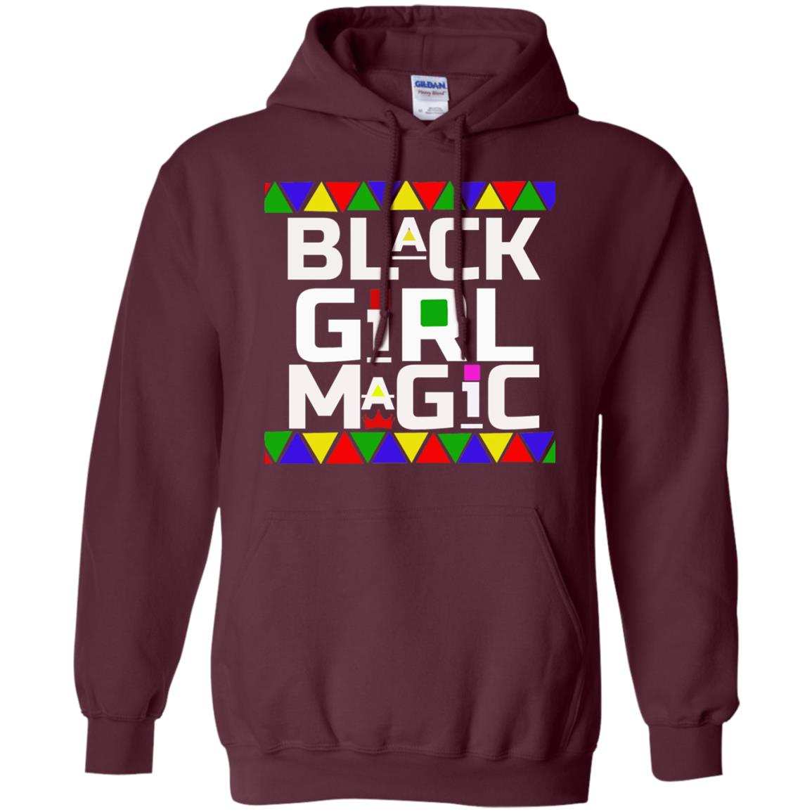 Black Girl Magic Black History African Pride T-shirt Maroon