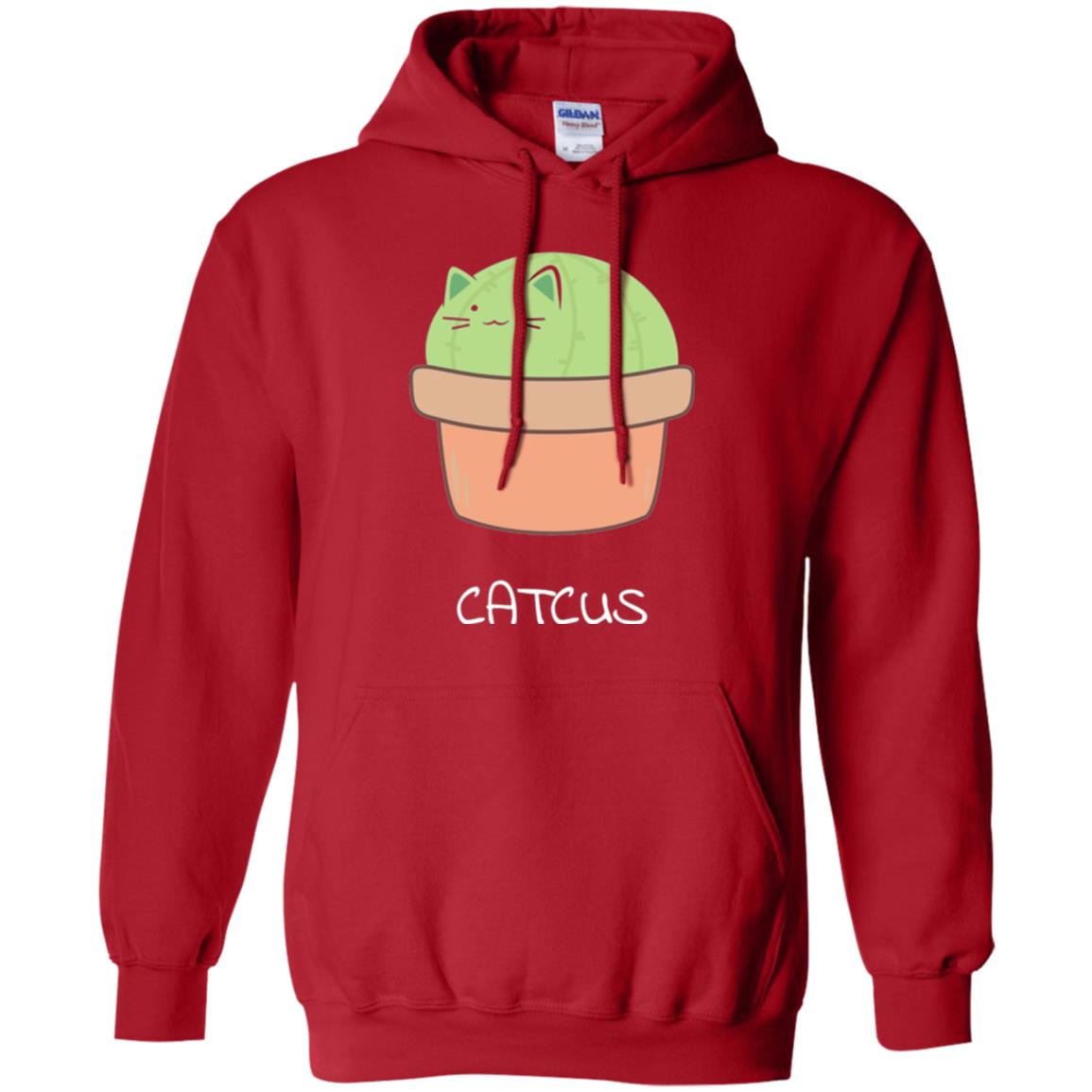 Cat Lovers T-shirt Catcus Red