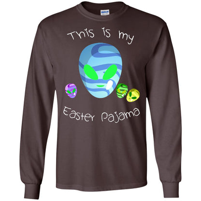 Easter Pajama Alien Shirt Dark Chocolate