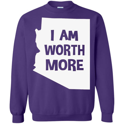 Arizona Teacher Shirt I Am Worth More Purple