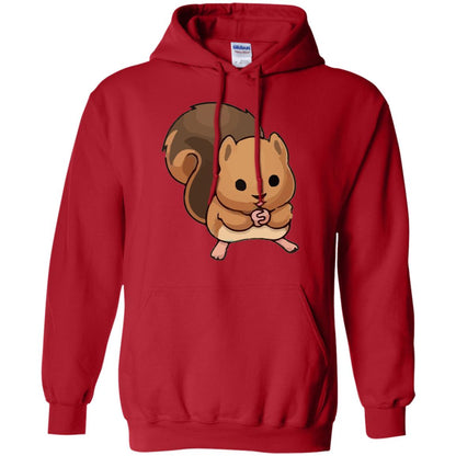 Cute Squirrel Graphic T-shirt Red