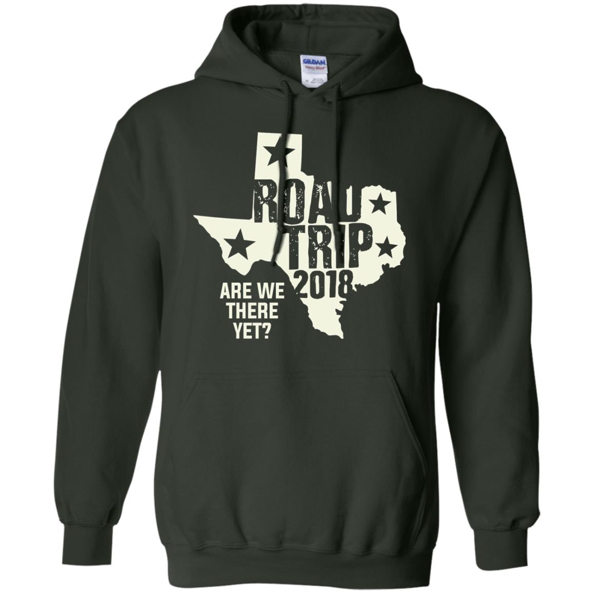 Texas Road Trip 2018 Funny Family Vacation Shirt Forest Green