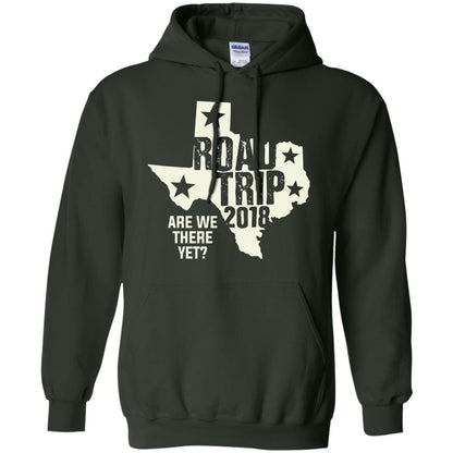 Texas Road Trip 2018 Funny Family Vacation Shirt Forest Green